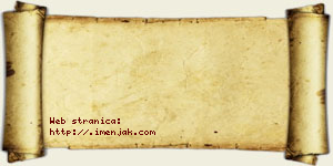 Jelena Blanuša vizit kartica